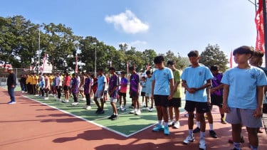 86 Atlet Berlaga di Kejuaraan Tenis Junior se-Jawa Timur HUT Bhayangkara ke-80 di Lumajang
