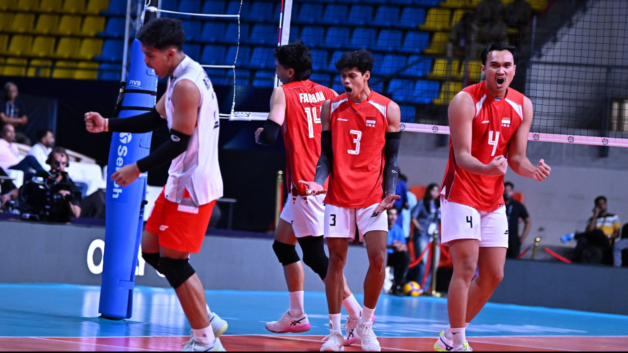 AVC Men's Cup 2026: Bidik Kemenangan Ketiga, Timnas Voli Indonesia Tak Mau Remehkan Oman di Laga Terakhir
            - galeri foto