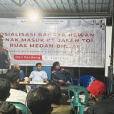 Cegah Kecelakaan Akibat Hewan Ternak, PT Medan Binjai Toll Edukasi Puluhan Peternak di Deli Serdang