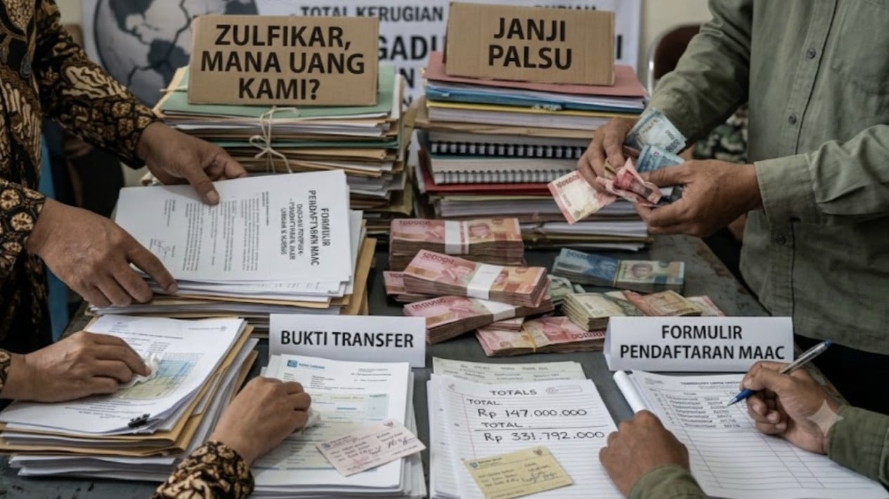 Tega, Alumni Universitas Islam Madinah Bikin Puluhan Wali Murid Menangis Kehilangan Uang Ratusan Juta per Orang: Dugaan Penipuan MAAC, Kursus Bahasa Arab dan Umrah
            - galeri foto