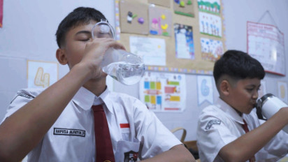 Berawal dari Kebiasaan Minum Air Putih, SDN di Jaksel Wakili Indonesia di Kompetisi Sekolah Sehat Asia