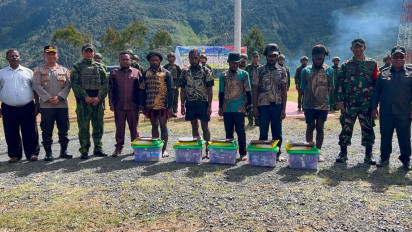 Momen Haru di Puncak Jaya, 5 Anggota OPM Kembali ke Pangkuan NKRI