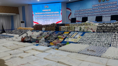 Polda Metro Ungkap Kasus Narkoba 17,45 Ton Sepanjang Januari-Juni 2026, Lima Ribuan Orang Jadi Tersangka