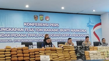 Polda Metro Jaya Sita 17,45 Ton Narkoba dalam 6 Bulan, 5.196 Tersangka Ditangkap dan Modus Baru Terbongkar