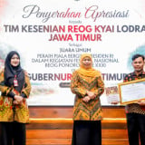 Gubernur Khofifah Serahkan Apresiasi Tim Kyai Lodra Peraih Piala Bergilir Presiden RI, Perkuat Ekosistem Kebudayaan dan Regenerasi Reog Ponorogo