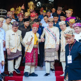 Jokowi Terima Gelar Baginda Pemuka Bangsa dari 5 Kerajaan Adat Lampung
