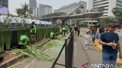 Warga Padati Bundaran HI Jelang Puncak HUT ke-499 Jakarta, Sudirman-Thamrin Ditutup Sore Ini