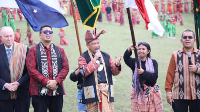 Mendagri Tito Karnavian Buka Festival Fulan Fehan IV di NTT, Hadirkan Tarian Persahabatan Indonesia dan Timor-Leste