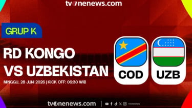 Link Live Streaming Piala Dunia 2026: RD Kongo Vs Uzbekistan