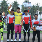 Hari Pertama Banyuwangi BMX Supercross 2026, Pembalap Timnas Thailand dan Indonesia Berbagi Podium