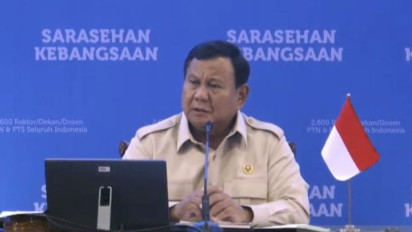 Prabowo Terima Banyak Usulan dari Para Akademisi dalam Sarasehan Kebangsaan