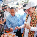Kunjungi Centra UMKM Lampung Tengah, Jokowi Jajan Es Kopi dan Keripik Pisang