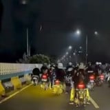 Mobil Tak Bisa Melintas Usai Gerombolan Pemotor Tutup JLNT Antasari untuk Balap Liar, Ini Kata Polisi