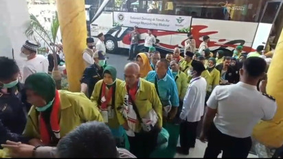 Sebanyak 103 Kloter Jamaah Haji Debarkasi Surabaya telah Kembali ke Tanah Air, 12 Masih Dirawat di RS Arab Saudi