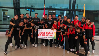 ‎Timnas Voli Indonesia Diguyur Bonus Rp900 Juta dari PBVSI Usai Juara di AVC Men's Cup 2026