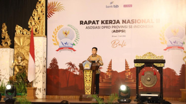 Rakernas ADPSI 2026: Wamendagri Wiyagus Dorong DPRD Provinsi Perkuat Tata Kelola SDA dan Kemandirian Fiskal Daerah