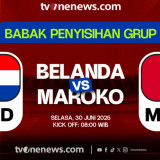 Link Live Streaming Piala Dunia 2026: Belanda Vs Maroko