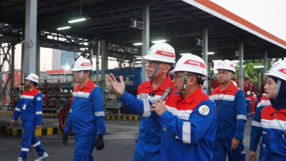 Komisaris Utama Pertamina Tinjau Fasilitas Energi di Jawa Timur, Pastikan Layanan Tetap Lancar
