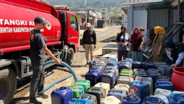 Banyak Wilayah Terdampak Kekeringan, BNPB Suplai Air Bersih ke Lokasi ini