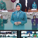Ketum TP PKK Lantik Ketua TP PKK dan Ketua Tim Pembina Posyandu Jawa Barat, Tekankan Penguatan Kelembagaan