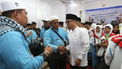 Wamen Haji dan Umrah Sambut Kloter Terakhir, Embarkasi Aceh Tuntaskan Pemulangan 5.463 Jamaah Haji