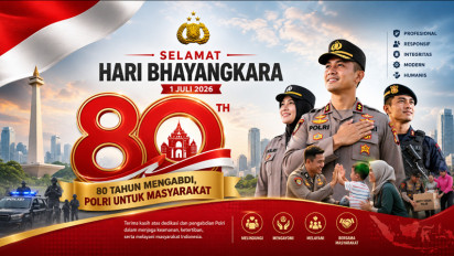 15 Ucapan Selamat HUT Bhayangkara ke-80 Tahun 2026, Tema '80 Tahun Mengabdi, Polri untuk Masyarakat'