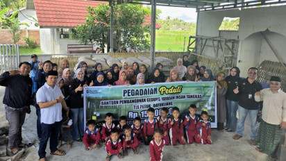 Tingkatkan Kualitas Pendidikan, Pegadaian Praya Dukung Pembangunan Infrastruktur Sekolah dan Kenalkan Investasi Emas Sejak Dini