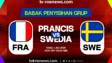 Link Live Streaming Piala Dunia 2026: Prancis Vs Swedia