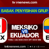 Link Live Streaming Piala Dunia 2026: Meksiko Vs Ekuador