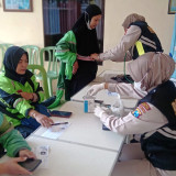 Hari Bhayangkara ke-80, Polresta Malang Kota Cek Kesehatan Gratis bagi Driver Ojol Wanita, Wujud Kepedulian kepada Mitra Kamtibmas