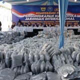 BNN Bongkar Gudang Berisi 3,37 Ton Narkotika di Gresik
