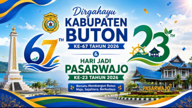 10 Ucapan Selamat HUT Kabupaten Buton ke-67 dan Hari Jadi Pasarwajo ke-23, Cocok untuk Caption Media Sosial