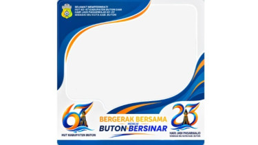 Link Twibbon HUT Kabupaten Buton ke-67 dan Hari Jadi Pasarwajo ke-23, Download Gratis dan Bagikan ke Medsos