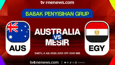 Piala Dunia 2026: Link Live Streaming Australia Vs Mesir