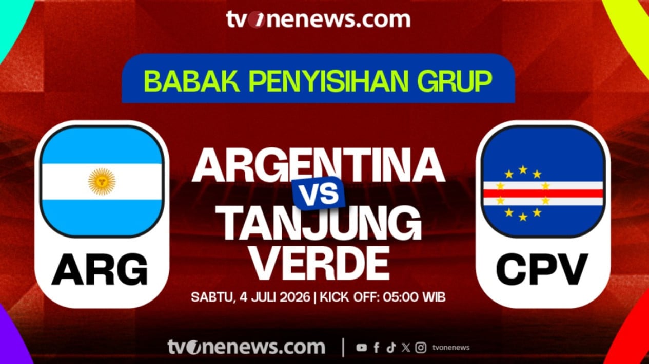 Piala Dunia 2026: Link Live Streaming Argentina Vs Tanjung Verde
            - galeri foto