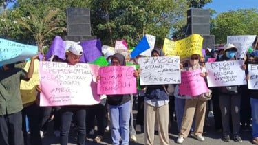 Aliansi Petani dan Peternak Serta SPPG Unjuk Rasa Dukung MBG