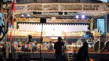 Unik, Peresmian Masjid Laskar Jambe di Bojonegoro Dipadukan dengan Pagelaran Wayang Kulit