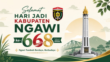 10 Ucapan Selamat Hari Jadi Kabupaten Ngawi ke-668 Tahun 2026, Inspiratif untuk Caption dan Dibagikan ke Media Sosial