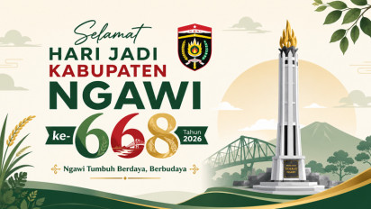 10 Ucapan Selamat Hari Jadi Kabupaten Ngawi ke-668 Tahun 2026, Inspiratif untuk Caption dan Dibagikan ke Media Sosial