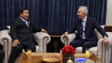 Usai Temui PM Singapura dan Jemput PM India, Prabowo Lanjut Bertemu Tony Blair