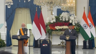 Prabowo dan Modi Sepakat Kawal Stabilitas Indo-Pasifik, Junjung Hukum Internasional