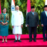 PM India Narendra Modi Kunjungi DPR, Disambut Puan serta Prabowo-Gibran
