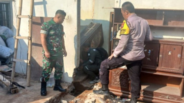 Geger, Mortir Aktif Kaliber 60 Ditemukan Terbungkus Plastik Dalam Rumah Warga di Semarang