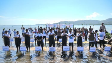 Freeport dan Kementerian LH Tanam 1,5 Juta Mangrove di Nusa Tenggara Barat, Ketahanan Ekosistem Pesisir Diperkuat