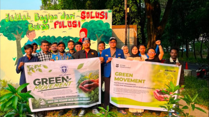 PMII Jakarta Pusat Jadi Pelopor Green Movement, Awali Gerakan Peduli Lingkungan dengan Aksi Nyata