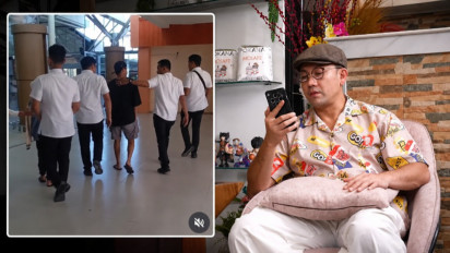 Videonya Viral, Kenapa Santri Korban Pembakaran yang Hendak ke Podcast Denny Sumargo Dicegat Polisi di Bandara?