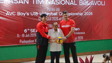 PBVSI Resmi Lepas Timnas Voli Indonesia dan U-18, Targetkan Juara SEA V Cup 2026 hingga Empat Besar Asia