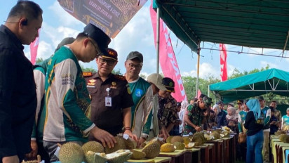 Kontes Durian Dimanfaatkan Untuk Promosi Desa Wisata