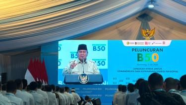 Resmikan B50, Prabowo Sebut Indonesia Negara Pertama di Dunia yang Wajibkan Biodiesel 50 Persen