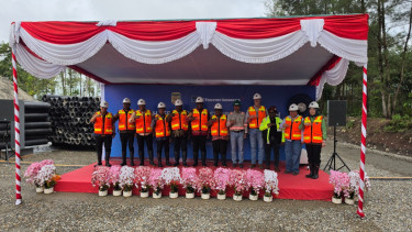 Perluas Akses Air Bersih untuk Masyarakat, Freeport Indonesia  Hibahkan 11 KM Pipa kepada Pemkab Mimika